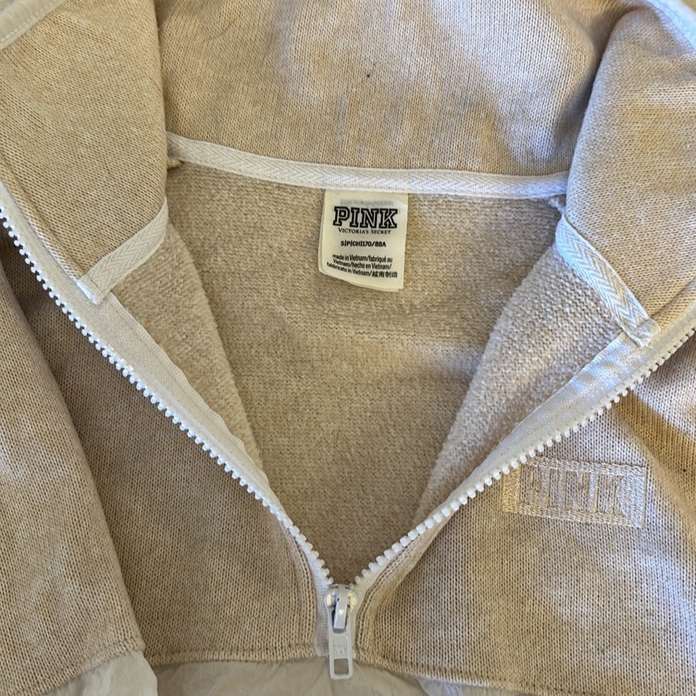 Pink Drawstring Halfzip - image 3